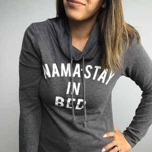 NAMASTAY IN BED sweatshirt